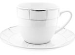 Set Di Tazze Da Caffè Weissberg Da 12 Pezzi Con Motivo A Scacchi - Porcellana Da 175 Ml