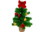 Ruhhy 26466 Albero Di Natale Artificiale Con Ornamenti 45 Cm