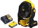 Ventilatore A Batteria Dewalt Dce 512 H1 18 V + 1X Batteria Powerstack 5,0 Ah + Caricatore