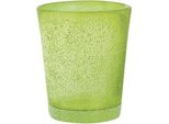 Confezione 6 Bicchieri Liquore Giada In Vetro Verde Cl 5