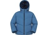 Mountain Warehouse - Giacca Da Sci "Cortina"" Per Bambini, Imbottita, Resistente All'acqua MW4597 (140) (Blu)"