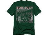 Bon Jovi - Maglietta "Slippery When Wet"" Per Uomo/Donna Unisex TV20689 (M) (Verde Scuro)"