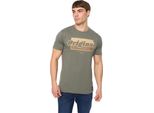 Crosshatch - Maglietta "Chevin"" Da Uomo BG2191 (L) (Olive)"