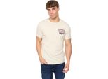 Crosshatch - Maglietta "Motocross"" Da Uomo BG2150 (L) (Bianco Naturale)"