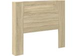 Vidaxl Testata In Rovere Sonoma 120 X 16,5 X 103,5 Cm Materiale A Base Di Legno