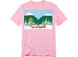South Park - Maglietta "Bus Stop"" Per Uomo/Donna Unisex TV20709 (Xl) (Rosa)"