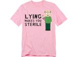 South Park - Maglietta "Mentire Rende Sterili"" Per Uomo/Donna Unisex TV21607 (Xl) (Rosa)"