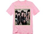 Bon Jovi - T-Shirt Uomo/Donna Unisex TV21604 (M) (Rosa)