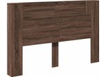 Vidaxl Testiera Look Rovere Marrone 160 X 16,5 X 103,5 Cm Materiale A Base Di Legno