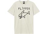Amplified - Maglietta Per Uomo/Donna Unisex, Logo GD4146 (L) (Bianco Sporco)