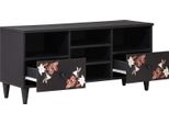 Vidaxl Armadietti Multicolore 100 X 33,5 X 46 Cm In Legno Massiccio Di Mango