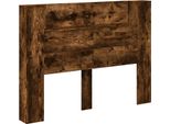 Vidaxl Testata In Rovere Affumicato 140 X 16,5 X 103,5 Cm Materiale A Base Di Legno