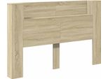 Vidaxl Testata In Rovere Sonoma 160 X 16,5 X 103,5 Cm Materiale A Base Di Legno