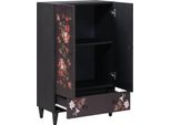 Vidaxl Armadietti Multicolore 60 X 33,5 X 100 Cm In Legno Massiccio Di Mango