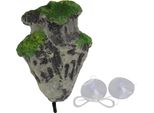Acquario Galleggiante Muschio Rocce Resina Simulazione Decorazione Acquario Multifunzionale Per