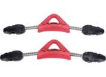 2 Cinghie Per Pinne A Molla In Acciaio Inox Con Fibbie A Sgancio Rapido Per Scuba Red M