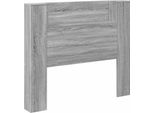 Vidaxl Testata Grigio Sonoma 120 X 16,5 X 103,5 Cm Materiale A Base Di Legno
