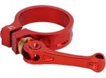 Morsetto Reggisella Per Bicicletta Da 41 Mm, Lega Di Alluminio Cnc, Collare Reggisella A Sgancio Rapido Per Bicicletta Pieghevole, Rosso
