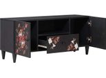 Vidaxl Armadietti Multicolore 105 X 33,5 X 46 Cm In Legno Massiccio Di Mango