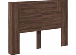 Vidaxl Testiera Marrone Effetto Rovere 140 X 16,5 X 103,5 Cm Materiale A Base Di Legno