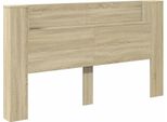 Vidaxl Testata In Rovere Sonoma 180 X 16,5 X 103,5 Cm Materiale A Base Di Legno