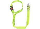 Cintura Di Sicurezza Regolabile Per Poggiatesta Per Cani Cintura Di Sicurezza In Nylon Riflettente Per Auto Verde Fluorescente