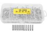 500PCS Singolo Doppio Barile Manicotto A Crimpare Linea Di Pesca Filo Guida Connettore Tubo Di Rame