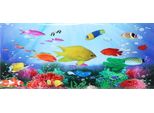 Poster Di Sfondo, Pittura Decorativa, Adesivo In Pvc, Immagine Di Paesaggio Per Acquario, 122 X 50 Cm