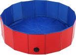 Piscina Per Cani, Pieghevole, Per Animali Domestici, Vasca Da Bagno, Vasca Per Cani, Gatti, Animali, Rosso, L