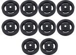 10PCS 90Mm Universale Cuscinetto Puleggia Ruota Per Cavo Macchina Palestra Attrezzature Parte Porta Garage