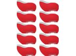 10Pcs Golf Putter Head Cover Iron Club See Through Window Covers Protectorred