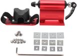 Supporto Per Forcella, Sgancio Rapido, Portabici Anteriore, Clip Fissa Per Stivale, Rosso