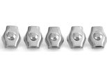 5PCS Morsetto Per Corda Simplex In Acciaio Inox Clip Di Fissaggio Hardware Marino Per Paranchi3Mm/0.12In