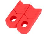 1 Coperchio Per Pedivella Di Bicicletta In Silicone Piar, Protezione Del Braccio, Accessorio Per Bicicletta (Rosso)