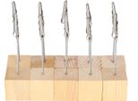 10 Clip Per Appunti, Base In Legno, Porta Clip In Coccodrillo, Segnaposto Con Foto E Numeri, Memo