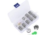 Set Di Spoline Per Macchina Da Cucire, Accessori Di Ricambio In Metallo Con Scatola Per L'infilatura Degli Aghi