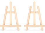 2 Pezzi Mini Cavalletto Di Legno Desktop Schizzo Olio Pittura Display Scaffale Stand Holder Decorazione