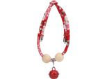 Collare Decorativo Per Conigli, Regolabile, Con Ciondolo A Campanella Per Piccoli Animali, Rosso, Rosso, S