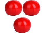Set Di 3 Pezzi Di Palline Da Clown Giocoliere Inpoliuretanoper Principianti E Professionisti (Rosso)