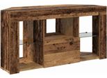 Vidaxl Mobile Tv Led Ad Angolo In Legno Recuperato 107 X 40 X 50 Cm Materiale A Base Di Legno