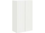 Vidaxl Mobile Tv A Parete Bianco 59,5 X 31 X 100 Cm Materiale A Base Di Legno