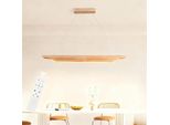 Zmh Led Luce A Sospensione Luci A Sospensione Tavolo Da Pranzo In Legno Luce A Sospensione Design Moderno Sala Da Pranzo Lampada 90CM Dimmerabile Con Telecomando Lampada A Sospensione Per Il Soggiorno
