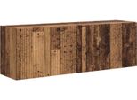 Vidaxl Mobile Tv A Parete 2 Pezzi In Legno Di Recupero 59,5 X 31 X 40 Cm Materiale A Base Di Legno