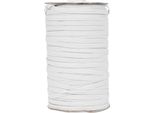 200 Metri/Rotolo Di Nastro Elastico, Alta Elasticità, Multifunzionale, Per Indumenti Protettivi, Larghezza 6 Mm, Bianco