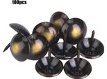 100 Pezzi Chiodi Per Tappezzeria, Stile Retrò, Testa Tonda, Ispessita, Accessori Decorativi Per Mobili, 16 X 20 Mm