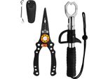 Inf Set Di Pinze Da Pesca E Pinze Per Pesci Multifunzionali (Pinze TK33 + Pinza TK266A)