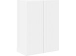 Vidaxl Mobile Tv A Parete Bianco 59,5 X 31 X 80 Cm Materiale In Legno