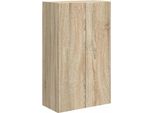 Vidaxl Mobile Tv A Parete Rovere Sonoma 59,5 X 31 X 100 Cm Materiale In Legno