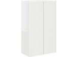 Vidaxl Mobile Tv A Parete Bianco Lucido 59,5 X 31 X 100 Cm Materiale In Legno
