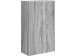 Vidaxl Mobile Tv A Parete Grigio Sonoma 59,5 X 31 X 100 Cm Materiale A Base Di Legno